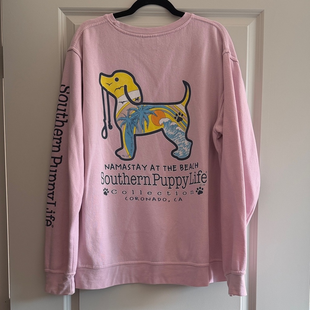 Southern Puppy Life Pink Sweatshirt - Picture 4 of 4